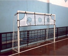 alvo de gol 3m sup gol salão edit loja Rede com alvo para Treino de chutes e arremessos, 1/3 de cobertura do gol