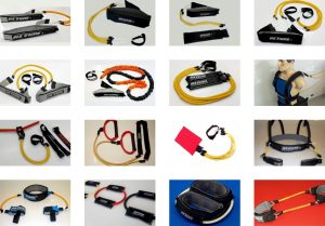 EQUIPAMENTOS COM ELÁSTICO PARA TREINO TRACIONADO