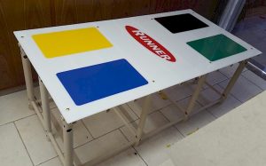plataforma de piscina Actual adesivada para Runner SP