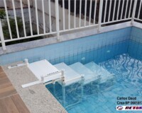 escada de piscina NBR9050-2015 Actual em uso escada de piscina NBR9050-2015 Actual em uso