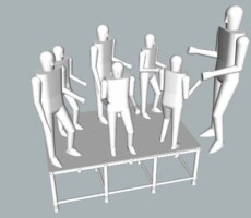 plataforma 150x100x50cm plataforma 150x100x50cm