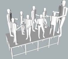 plataforma 200x100x50cm plataforma 200x100x50cm