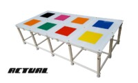 plataforma para fundo de piscina Actual 2x1 com placas cor plataforma para fundo de piscina Actual 2x1 com placas cor