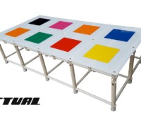 plataforma para fundo de piscina Actual 2x1 com placas cor plataforma para fundo de piscina Actual 2x1 com placas cor