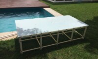 plataforma 2x1 na borda da piscina - cortesia cliente particular plataforma 2x1 na borda da piscina - cortesia cliente particular
