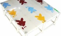 plataforma de piscina Actual® 100x100x50cm decorada com figuras adesivas de peixes plataforma de piscina Actual® 100x100x50cm decorada com figuras adesivas de peixes