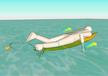 O leash com núcleo vazado contendo ar flutua, reduzindo consideravelmente o arrasto. O leash com núcleo vazado contendo ar flutua, reduzindo consideravelmente o arrasto.