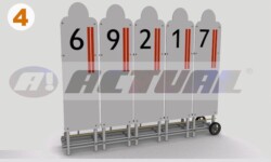 barreira de faltas com carrinho Actual 5 bonecos Barreira de faltas com carrinho Actual 5 bonecos