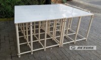 Plataformas 2x1 em área 2x2 com corte assimétrico Plataformas 2x1 em área 2x2 com corte assimétrico