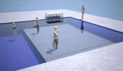 praia de plataformas de piscina com 50 cm de altura praia de plataformas de piscina com 50 cm de altura